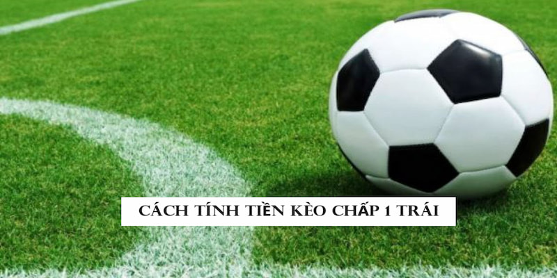 Cách tính tiền kèo chấp 1 trái là rất đơn giản